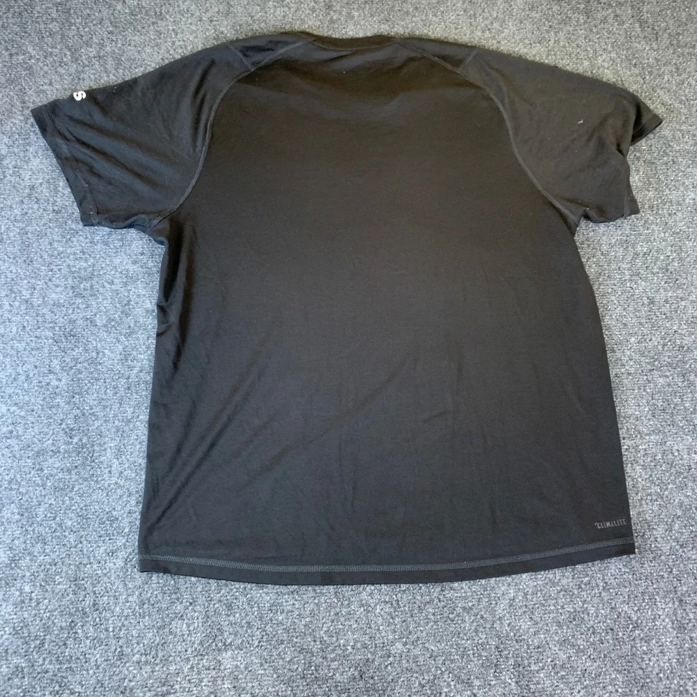 Adidas Freelift Climalite T-Shirt Mens L Black DU1426 Athletic Logo